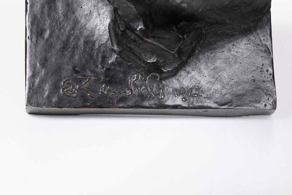 Evaristo Zambelli : Maschera veneziana, 1922  - Asta Scultura del XIX e XX secolo - Associazione Nazionale - Case d'Asta italiane