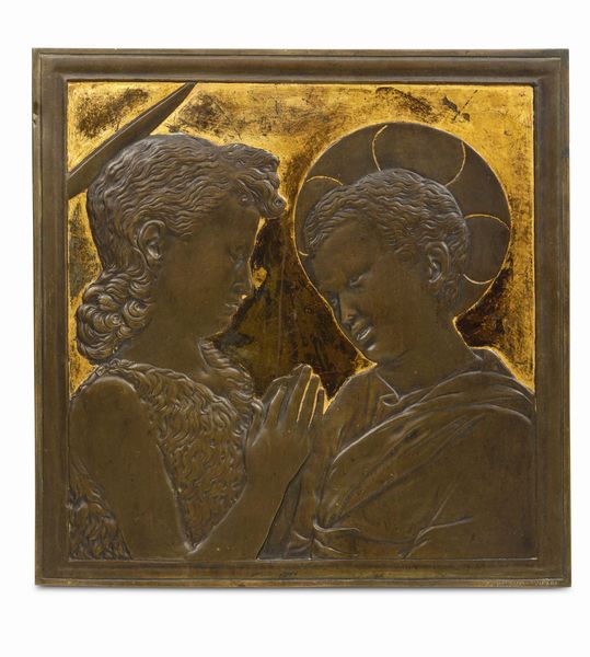 Antonio Pandiani : Ges� Bambino e San Giovannino  - Asta Scultura del XIX e XX secolo - Associazione Nazionale - Case d'Asta italiane