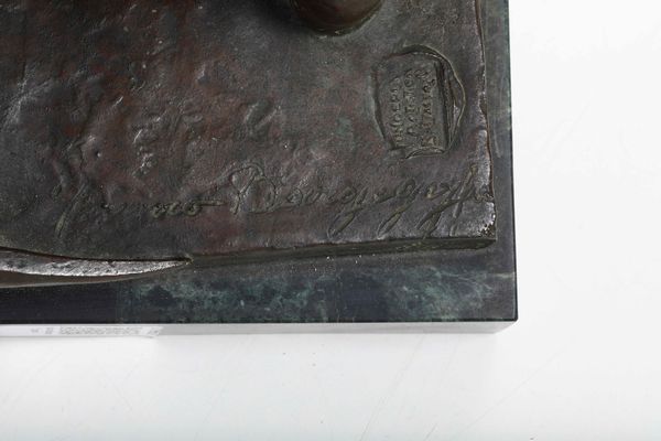 Franco Bargiggia : Legionario  - Asta Scultura del XIX e XX secolo - Associazione Nazionale - Case d'Asta italiane