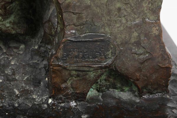 Franco Bargiggia : La Giocondit�  - Asta Scultura del XIX e XX secolo - Associazione Nazionale - Case d'Asta italiane