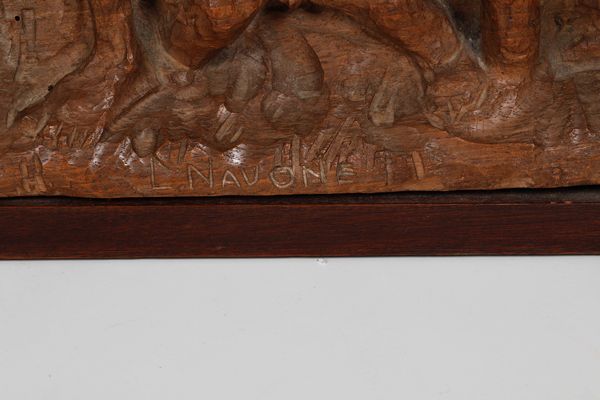 Luigi Navone : Scena dalla Divina Commedia  - Asta Scultura del XIX e XX secolo - Associazione Nazionale - Case d'Asta italiane