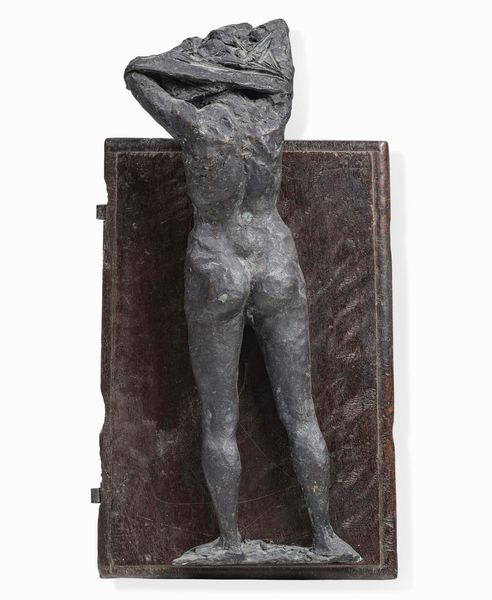 Nicola Neonato : Nudo di schiena  - Asta Scultura del XIX e XX secolo - Associazione Nazionale - Case d'Asta italiane