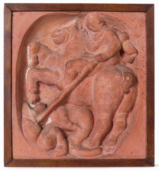 Arturo Martini (1889-1947). Italia XX secolo San Giorgio  - Asta Scultura del XIX e XX secolo - Associazione Nazionale - Case d'Asta italiane