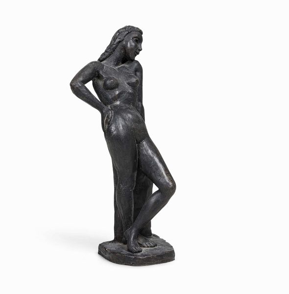 Quinto Martini : Nudo femminile  - Asta Scultura del XIX e XX secolo - Associazione Nazionale - Case d'Asta italiane