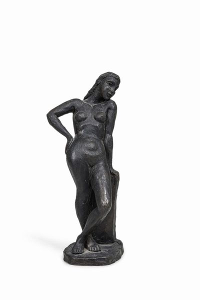 Quinto Martini : Nudo femminile  - Asta Scultura del XIX e XX secolo - Associazione Nazionale - Case d'Asta italiane
