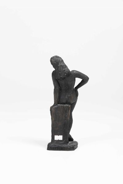 Quinto Martini : Nudo femminile  - Asta Scultura del XIX e XX secolo - Associazione Nazionale - Case d'Asta italiane