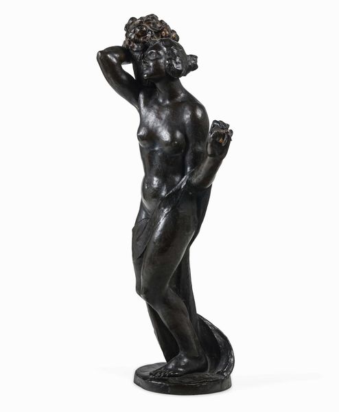 Giorgio Rossi : Figura femminile (Pomona?), 1923  - Asta Scultura del XIX e XX secolo - Associazione Nazionale - Case d'Asta italiane