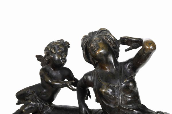 Fonditore del XIX-XX secolo Allegoria del sogno  - Asta Scultura del XIX e XX secolo - Associazione Nazionale - Case d'Asta italiane