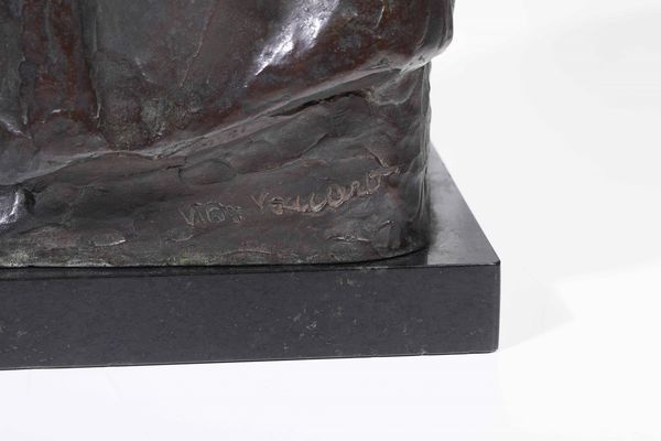 Vito Vaccaro : Suonatore di chitarra  - Asta Scultura del XIX e XX secolo - Associazione Nazionale - Case d'Asta italiane