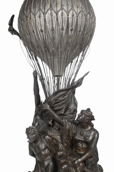 Fr�d�ric-Auguste Bartholdi (Colmar, 1834 � Parigi, 1904) Monumento agli aeronauti dell'assedio di Parigi  - Asta Scultura del XIX e XX secolo - Associazione Nazionale - Case d'Asta italiane