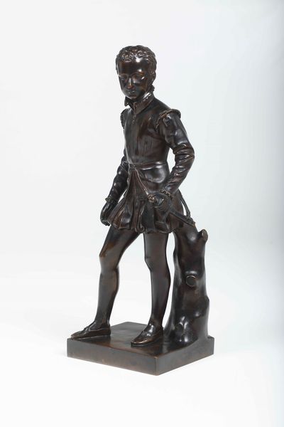 Ferdinand Barbedienne : Enrico IV bambino  - Asta Scultura del XIX e XX secolo - Associazione Nazionale - Case d'Asta italiane