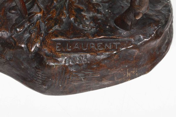 Eugène Laurent : Sant�Eustachio  - Asta Scultura del XIX e XX secolo - Associazione Nazionale - Case d'Asta italiane