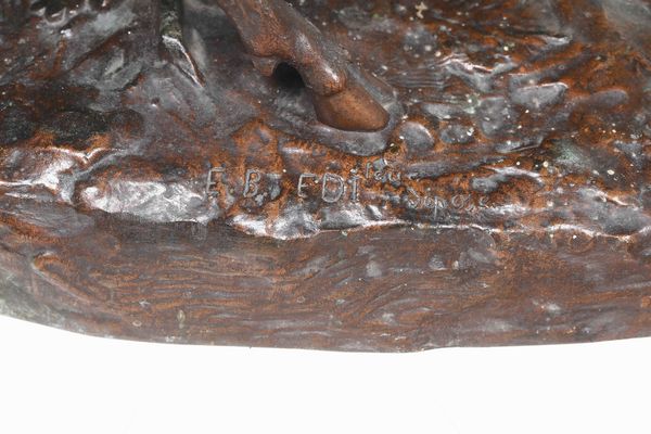 Eugène Laurent : Sant�Eustachio  - Asta Scultura del XIX e XX secolo - Associazione Nazionale - Case d'Asta italiane