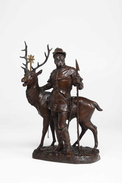 Eugène Laurent : Sant�Eustachio  - Asta Scultura del XIX e XX secolo - Associazione Nazionale - Case d'Asta italiane