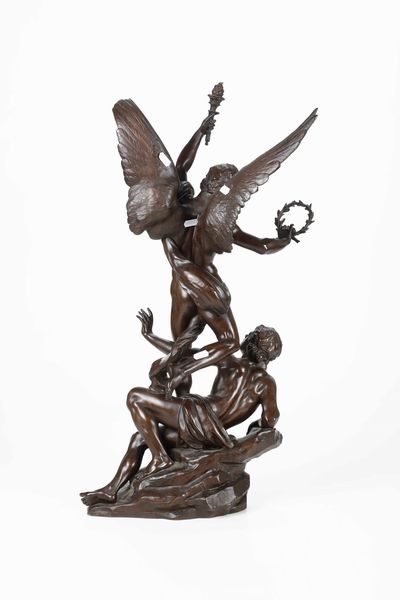 Charles Vital-Cornu : La Victoire Triomphante or Le R�veil du G�nie  - Asta Scultura del XIX e XX secolo - Associazione Nazionale - Case d'Asta italiane