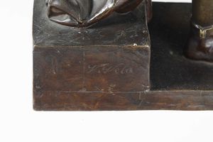 Vincenzo Vela : Spartaco  - Asta Scultura del XIX e XX secolo - Associazione Nazionale - Case d'Asta italiane