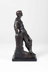 Donato Barcaglia : Atleta  - Asta Scultura del XIX e XX secolo - Associazione Nazionale - Case d'Asta italiane