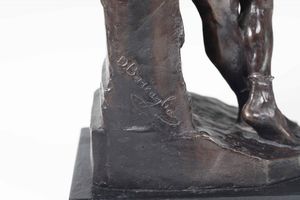 Donato Barcaglia : Atleta  - Asta Scultura del XIX e XX secolo - Associazione Nazionale - Case d'Asta italiane