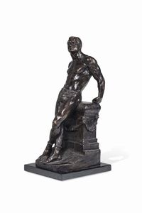 Donato Barcaglia : Atleta  - Asta Scultura del XIX e XX secolo - Associazione Nazionale - Case d'Asta italiane