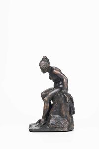 Donato Barcaglia : Bagnante  - Asta Scultura del XIX e XX secolo - Associazione Nazionale - Case d'Asta italiane