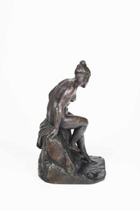 Donato Barcaglia : Bagnante  - Asta Scultura del XIX e XX secolo - Associazione Nazionale - Case d'Asta italiane