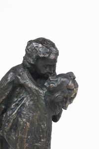 Luigi Panzeri : Amore materno  - Asta Scultura del XIX e XX secolo - Associazione Nazionale - Case d'Asta italiane