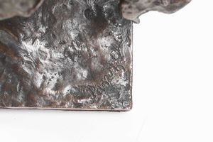 Luigi Panzeri : Donna seduta  - Asta Scultura del XIX e XX secolo - Associazione Nazionale - Case d'Asta italiane