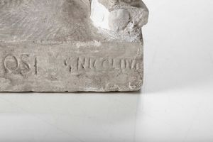 Giovanni Nicolini (1872-1956) Bozzetto per Monumento a Gian Domenico Romagnosi  - Asta Scultura del XIX e XX secolo - Associazione Nazionale - Case d'Asta italiane