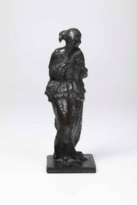 Evaristo Zambelli : Maschera veneziana, 1922  - Asta Scultura del XIX e XX secolo - Associazione Nazionale - Case d'Asta italiane