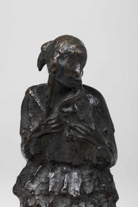 Evaristo Zambelli : Maschera veneziana, 1922  - Asta Scultura del XIX e XX secolo - Associazione Nazionale - Case d'Asta italiane