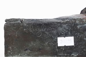 Giannino Castiglioni (Milano 1884 - Lierna 1971) Il Crociato  - Asta Scultura del XIX e XX secolo - Associazione Nazionale - Case d'Asta italiane