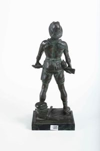 Franco Bargiggia : Legionario  - Asta Scultura del XIX e XX secolo - Associazione Nazionale - Case d'Asta italiane
