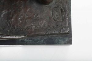 Franco Bargiggia : Legionario  - Asta Scultura del XIX e XX secolo - Associazione Nazionale - Case d'Asta italiane