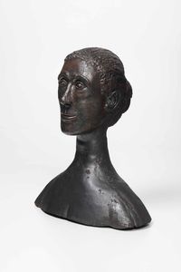 Zaccaria Drosera : Busto femminile, 1979  - Asta Scultura del XIX e XX secolo - Associazione Nazionale - Case d'Asta italiane