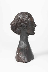 Zaccaria Drosera : Busto femminile, 1979  - Asta Scultura del XIX e XX secolo - Associazione Nazionale - Case d'Asta italiane