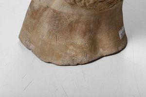 A. Canonichetti (Documentato in Umbria (Assisi?), inizi XX secolo) Testa di Benito Mussolini. 1932-33  - Asta Scultura del XIX e XX secolo - Associazione Nazionale - Case d'Asta italiane