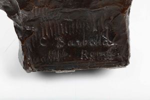 Costantino Barbella : Pensierosa, 1914  - Asta Scultura del XIX e XX secolo - Associazione Nazionale - Case d'Asta italiane