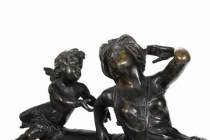 Fonditore del XIX-XX secolo Allegoria del sogno  - Asta Scultura del XIX e XX secolo - Associazione Nazionale - Case d'Asta italiane