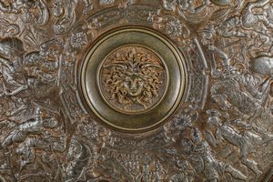 Manifattura italiana (Milano?) XIX-XX secolo cm diametro 55 Piatto da parata  - Asta Scultura del XIX e XX secolo - Associazione Nazionale - Case d'Asta italiane