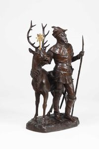 Eugène Laurent : Sant�Eustachio  - Asta Scultura del XIX e XX secolo - Associazione Nazionale - Case d'Asta italiane