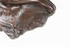 Charles Vital-Cornu : La Victoire Triomphante or Le R�veil du G�nie  - Asta Scultura del XIX e XX secolo - Associazione Nazionale - Case d'Asta italiane