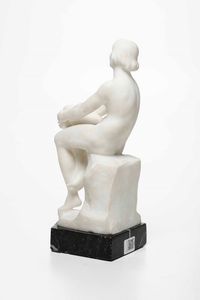 Arte italiana della prima met� del XX secolo Figura femminile seduta  - Asta Scultura del XIX e XX secolo - Associazione Nazionale - Case d'Asta italiane