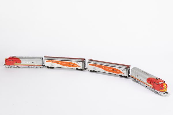 Marklin : Automotrici e vagoni Western Pacific 33621/4571  - Asta Giocattoli d'Epoca - Associazione Nazionale - Case d'Asta italiane