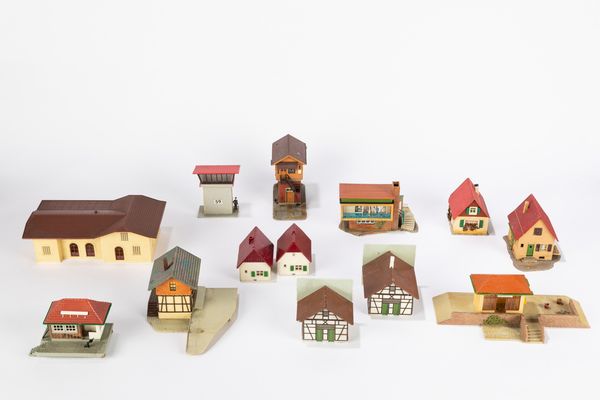Marklin : Serie di casette per plastico  - Asta Giocattoli d'Epoca - Associazione Nazionale - Case d'Asta italiane