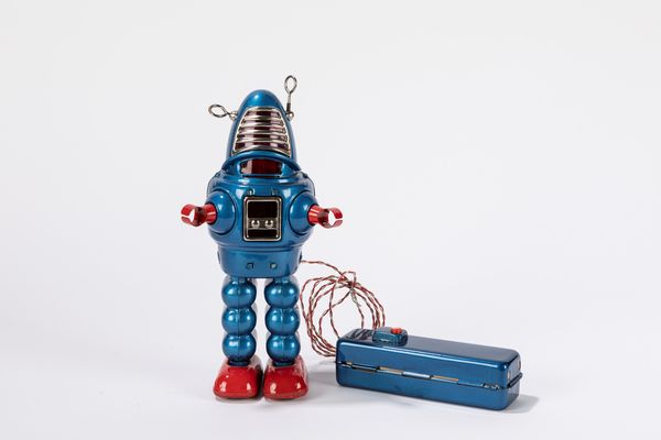 Japan KO : Planet Robot Blu  - Asta Giocattoli d'Epoca - Associazione Nazionale - Case d'Asta italiane