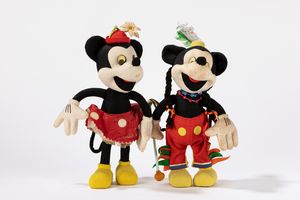 LENCI - Coppia Topolino e Minnie