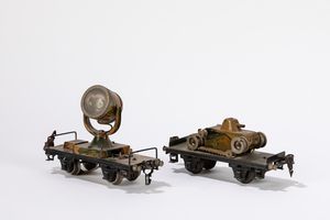 Marklin - Serie di 2 vagoncini militari 1984 e 1959