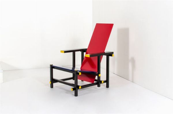 RIETVELD GERRIT THOMAS : Red/Blue chair  - Asta Asta 145 - Design - Associazione Nazionale - Case d'Asta italiane