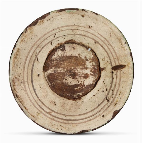 PIATTO, MONTELUPO, 1650 CIRCA  - Asta ASTA A TEMPO | MONTELUPO: MAIOLICHE RINASCIMENTALI - Associazione Nazionale - Case d'Asta italiane