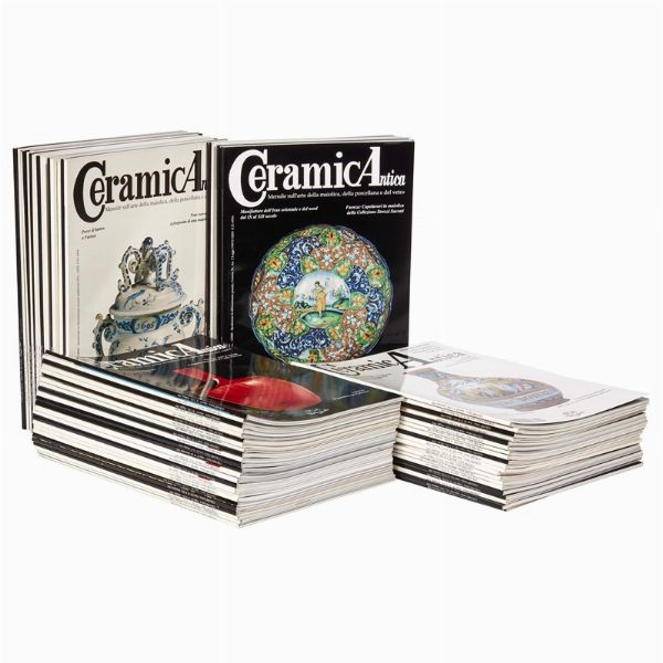MAIOLICA. RIVISTE. Lotto di 68 numeri della rivista &ldquo;CeramicAntica&rdquo;.  - Asta ASTA A TEMPO | MONTELUPO: MAIOLICHE RINASCIMENTALI - Associazione Nazionale - Case d'Asta italiane